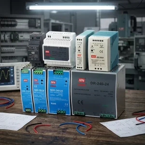 NDR EDR HDR MDR DIN Rail Power Supply Series 24V 150W Industrial Control System Switching Power Supply Single 90-264VAC 86%