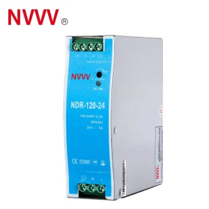 NDR Series 120W 12V 24V 10A DC DIN Rail Power Supply