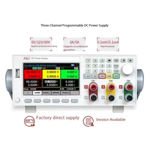 NGI N3410Series Triple Channel Programmable DC Power Supply Isolated Output Series Parallel Trace Mode Laboratory Bench