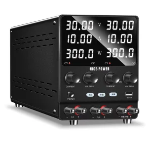 NICE POWER 30V 10A Dual-channel DC Power Supply Adjustable Regulator Switching Power Supply CE/FCC for Overload Protection