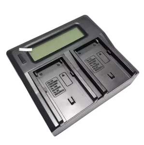 NP F970 F960 F930 F750 F730 F570 F550 F990 F980 LCD Dual Charger for Sony NP F Series Camcorder Batteries PLM A55 GV D800