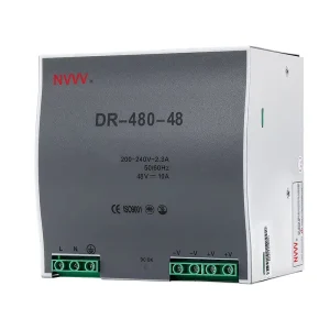 NVVV 480W 48V DR 480 48 Industrial Power AC AC to DC Switching Power Supply 48V Power Supply for Distribution Box