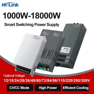 New 1000w 12v 24v 36v 48v 72v 96v 110v 150v 220v AC DC Converter Switching Power Supply Module High Power DC Adjustable