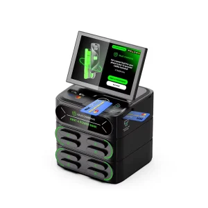 New Charging Touchscreen 12 Slots Stacking Payment Kiosks Rent the Power Bank Station Vending Bankers Machine Kiosk