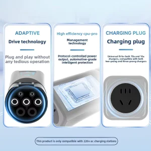 New Energy 220V AC Charging Pile Adapter Power Take-off Device Dedicated Converter New Energy Vehicle Slow-Charging Stations