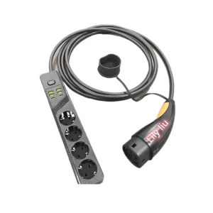 New Energy Tram European Standard Type 2 V2L Car Discharge Adapter Cable Power Converter Adapter