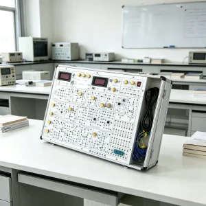 New Full Featured Metal Analog Circuit Experiment Box with Overcurrent Protection for Electronic Technology Training Courses
