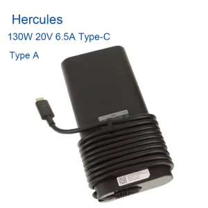 New Laptop Charger Power Supply AC Adapter 130W 20V 6.5A Type-C USB-C for De Alienware X14 R2 DA130PM170 K00F5 LA130PM200 93KG9