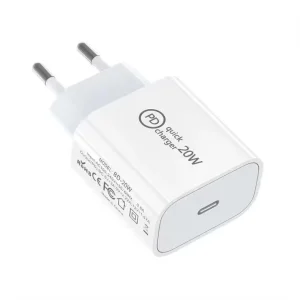 New Model GT 102 PD Fast Charger for Earphone Type C Port 20W Output Safe Overvoltage Protection