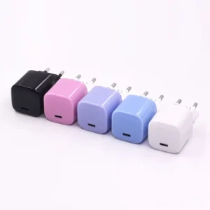 New Small Ice Cube KC Certified Single Type C Port PD 20W Fast Charging Wall Charger Phone Charger Adapter for Samsung