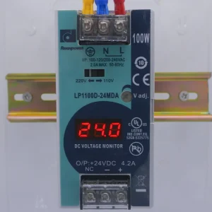 ODM/OEM 100W 24V 12V Power Supplies Digital Display Single Output Industrial Power Din Rail Switching Power Supply