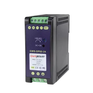 OEM 60W 24V Industrial DIN Rail Power Supply, GWS-DP60-24