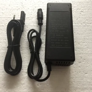 OEM Customized 13S 54.6V 2A Lithium Battery Charger for 48V Lithium Battery Pack with GX16 3 Connector