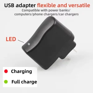 OEM Factory Mini 3W USB-A EU Plug Charger, 5V/4.2V 0.5A Input, Automatic Cut-off for Camera