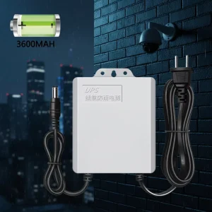 OEM Mini DC UPS 12V 2A 3600mAh Rechargeable Lithium-ion Battery Pack for WiFi Router CCTV Camera Model QX-2324A