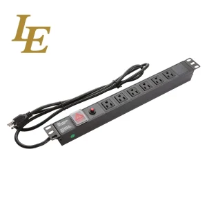OEM ODM Customized American Type 19 Inch 8 Phases 6 Phases Network Universal Monitored Power Distribution Unit With Switch