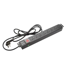 OEM ODM Customized Australia Type Power Distribution Unit 8 Sockets 250VAC 16A Current Aluminum Alloy Material for Network Rack