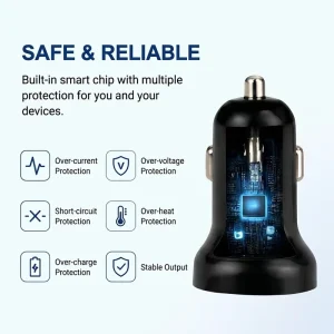 OEM USB Car Charger Adapter 12V 24V to 5V 2.5A for Mobile Dash Camera Step Down Car Lighter Power