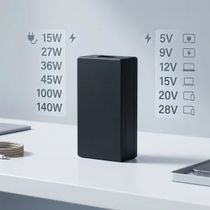 OEM USB Fast Charger Switching Power Supply AC-DC 15W 27W 36W 45W 100W 140W 5V 9V 12V 15V 20V 28V 1a 2.1a 3a 5a Power Adapter