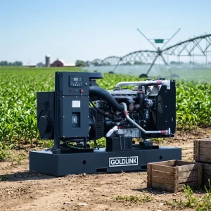 Open Frame Diesel Generator 56KVA 45KW Diesel Generators 220V AC Single Phase Ce Certified for Agriculture