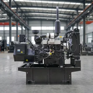 Open Frame Diesel Generator Set 30kw 1500rpm Efficient Energy Saving 50Hz ATS 400V Remote Control Water Cooled