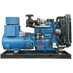 Open Frame Diesel Generator Set With Brushless Synchronous Alternator For Clean Stable Industrial Power Output
