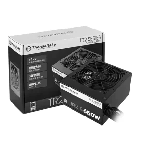 Orginal Tt(Thermaltake) Smart Rated 650W 24pin Black Non-Modular Desktop Computer Power Supply