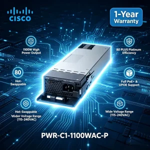 Original Brand New Sealed Cisco PWR C1 1100WAC P 1100W AC Config 1 Switch Power Supply