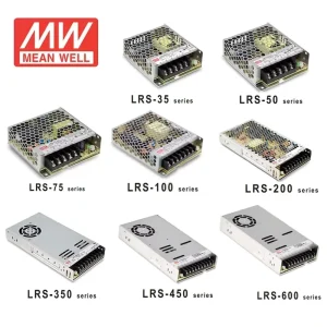 Original MEAN WELL LRS 35W 1200W SMPS AC DC Switching Power Supply 5V 12V 15V 24V 36V 48V Outputs For LED Industrial Application