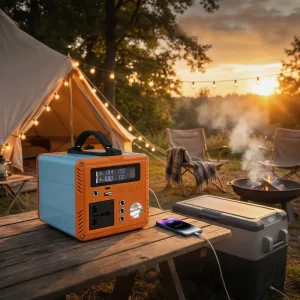 Outdoor Camping Travel Portable Power Station with Solar Panel 200W Factory LiFePO4 Battery Solar Power Bank