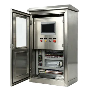 Outdoor Electrical PLC Control Panel Waterproof Stainless Steel for Water Treatment Systems