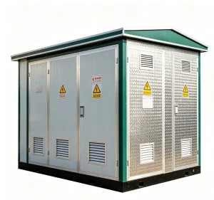 Outdoor Power Distribution Equipment Substations and High Voltage Switchgears in Box Type Distribution Cabinets