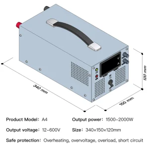 Output 400V 1800W Industrial High Power DC Stabilized Switching Power Supply 12V 600V Single Output High Efficiency Optional
