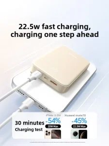 PB509 20000mAh Power Bank 3C Certified Safe Air Travel Fast Charging 30W Type-C/USB-A Ultra-Thin High-Capacity Portable