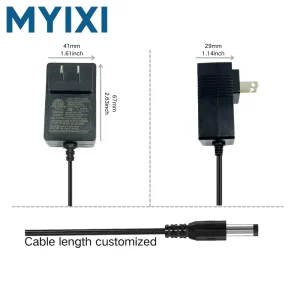 PC Material DC Power Supply Adapter for Outdoor Eave Light Strip Lights
