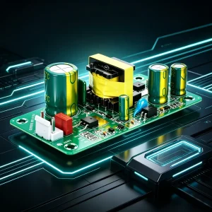 PCB UPS with Battery Charger 45W Open Frame Power Supply Board 15V3A 89% Efficiency 2-Year Warranty for Speaker Monitor