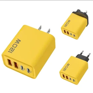 PD 120W USB C Fast Charger for iPhone 15 16 Pro Samsung Xiaomi Wall Adapter Fast Charging EU US UK Plug Phone Charger