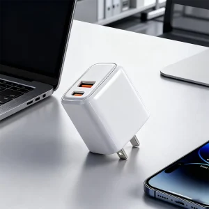 PD 20W Type C Compact Foldable Fast Charger ABS Material for Mobile Phone Camera & Smart Watch Easy Traveling