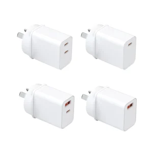 PD 20W USB-C EU Plug Fast Charger, 5V/3A, 9V/2A, 12V/1.67A, for Laptops and Electronics