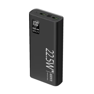 PD 22.5W 20W 10000mAh Power Bank Type-C Input ABS Material