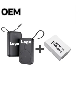 PD 22.5W Fast Charging 10000mAh Wireless Magnetic Power Bank for Smartphones OEM Support Zero Burden Full Power