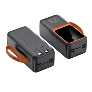 PD 22.5W Fast Charging Multi Port Power Bank 70000mAh Large Capacity With Line Four USB Type C Output Portable Battery Charger