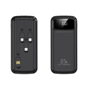 PD 22.5W Portable 20000mAh Power Bank with Cable