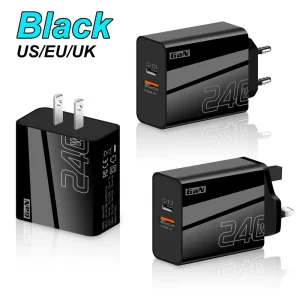 PD 240W Multi Function Fast Charging Mobile Phone Data Cable Adapter USB Type C Wall Power Charger