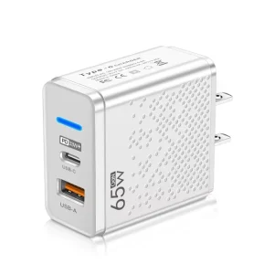 PD 33W USB 65W QC3.0 Wall Plug Adapter Black White EU US UK