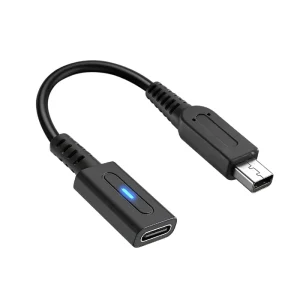 PD Type-C Fast Charge Cable for NDSi 3DS LL Controller with LED Indicator USB C Charging Adapter for 3DS Game Console