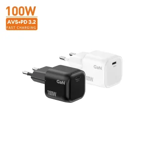 PD3.2 100W GaN Fast Charger Type C USB C Adapter For IPhone 15 Pro Max Samsung Galaxy 5G Smartphone Mobile Phone Charger