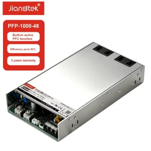 PFP-1000-48 1000W 48V 21A Active PFC Forced Air +5V Aux Dual Output LED Indicator Industrial Power Supply