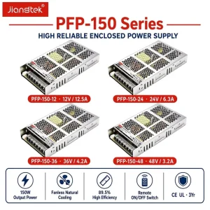 PFP-150 150W 12V 24V 36V 48V PFC Fanless Remote Switch Power Supply