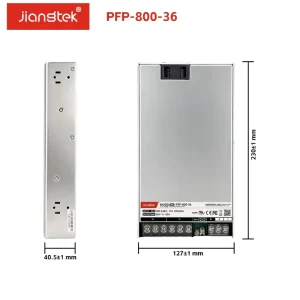 PFP 800 36 Universal AC DC Input 800W Power Supply Voltage Adjustment Potentiometer For Industrial Automation